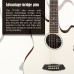 Ibanez TCY10E Talman Series Acoustic/Electric Guitar (Ivory)