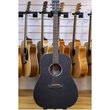 Tanglewood Blackbird Sloped Shoulder Acoustic Electric Guitar (Smokestack Black Satin)