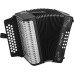 Hohner Compadre Accordion Bundle with Bag, Strap, Mini Harmonica, Polish Cloth & Piano Key Stickers